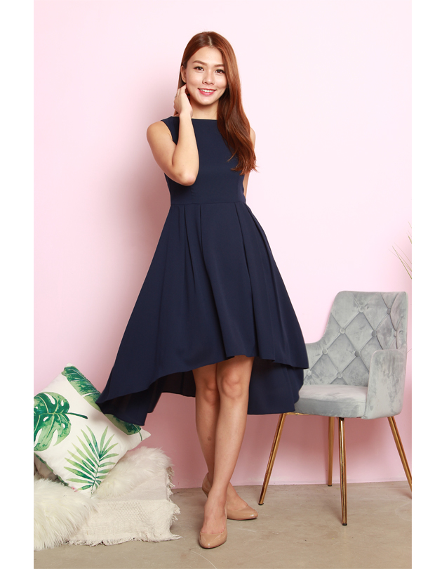 Summer Dress in Navy Blue